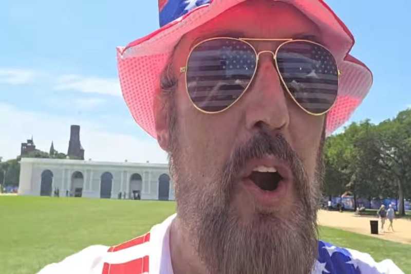 Uncle Sam Caught in Scandal: MAGA Supporter Arrested for Lewd Act at Trump’s Fair