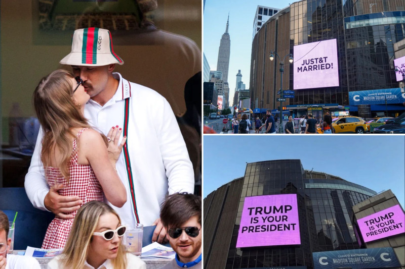 White House Mocks Swift and Kelce's Wedding with 'Trump is Your President' Spoof