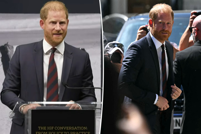 Prince Harry Grins and Bears It After Crushing Court Loss