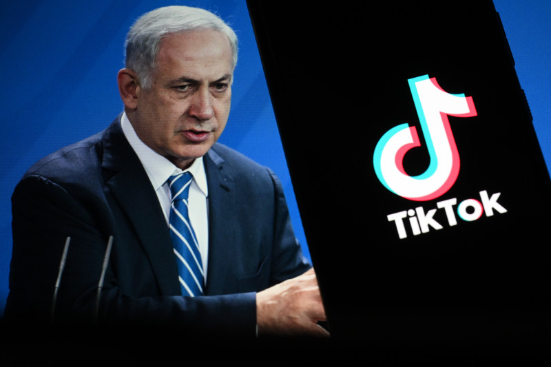 Netanyahu Blames TikTok for American Sympathy Shift Toward Palestinians