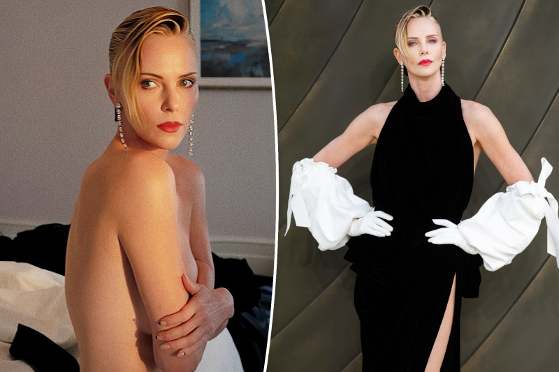 Charlize Theron Strips Down to Diamonds in Provocative Pre-Premiere Snap