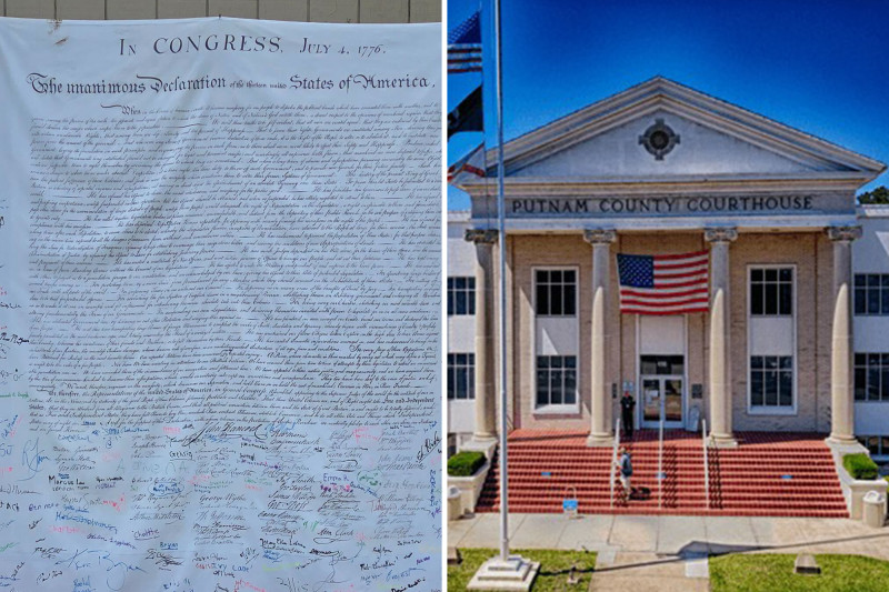 Vandals Deface Patriotic July 4th Celebration with Hateful Graffiti