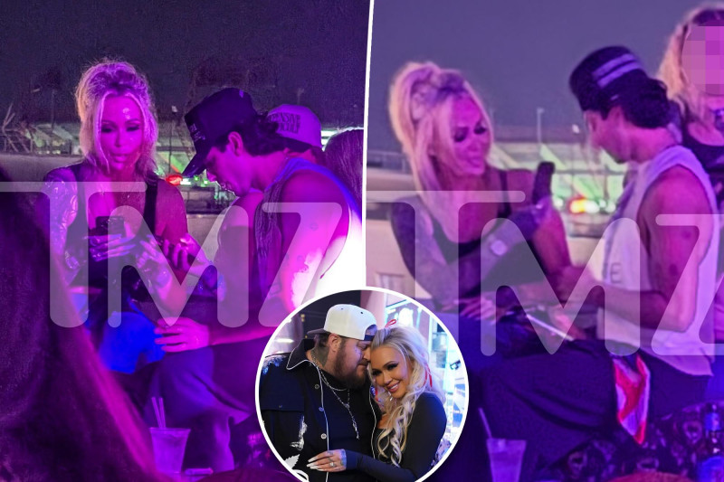 Bunnie Xo, 46, Caught Cozying Up to Dylan Wolf, 24, After Steamy Makeout at Jelly Roll’s Bar