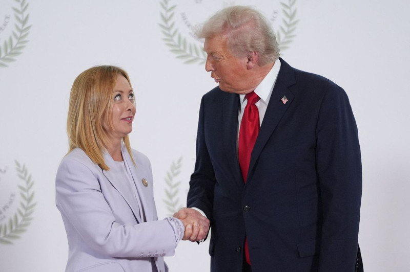 Trump and Meloni's Handshake Horror: A Feud Unleashed