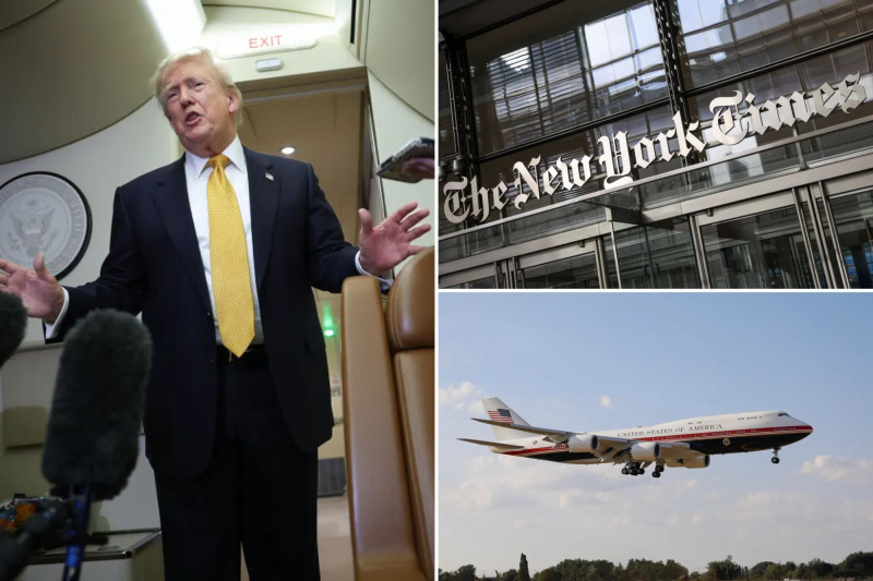 Trump Administration Targets Journalists with Subpoenas Over $400 Million Air Force One Jet Swap