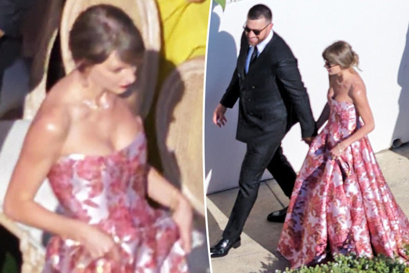 Taylor Swift Dazzles in Pink at JuJu Smith-Schuster’s Wedding Just Days After Tying the Knot