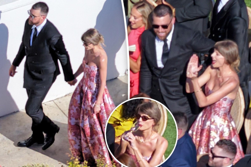 Taylor Swift and Travis Kelce Spotted Hand-in-Hand After Lavish Wedding