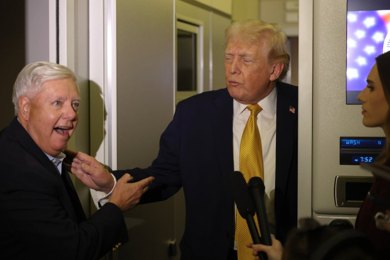 Trump Hijacks Meet the Press After Lindsey Graham's Sudden Death