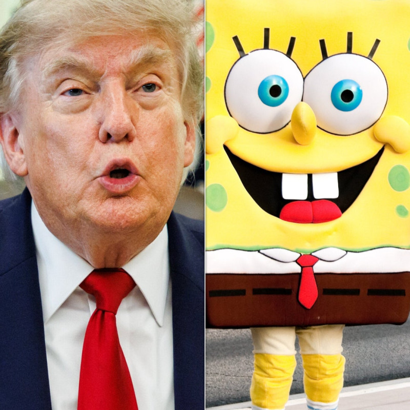 Trump's SpongeBob Day Post Blows Up in His Face as Fans Unleash the Truth