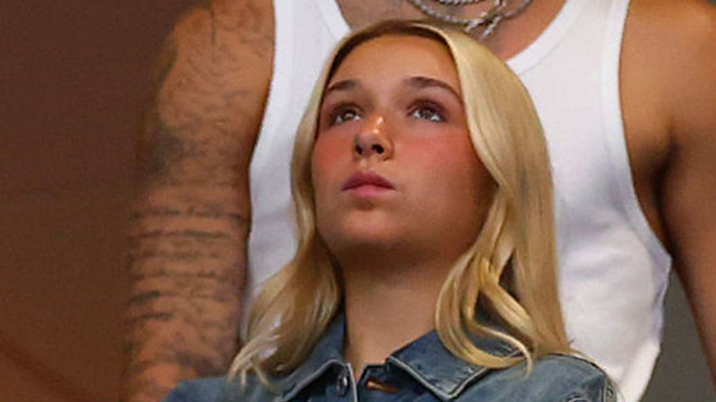 Harper Beckham, 15, Stuns in Double Denim as England Crashes Out of World Cup