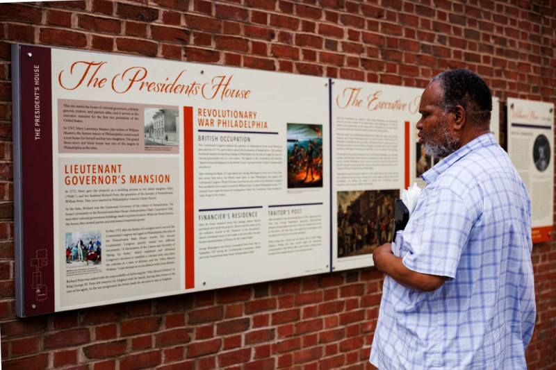 Trump Administration Erases Slavery Exhibit from Washington's Philadelphia Home