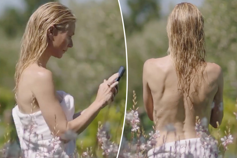 Gwyneth Paltrow, 53, Strips Down in Provocative Goop Ad