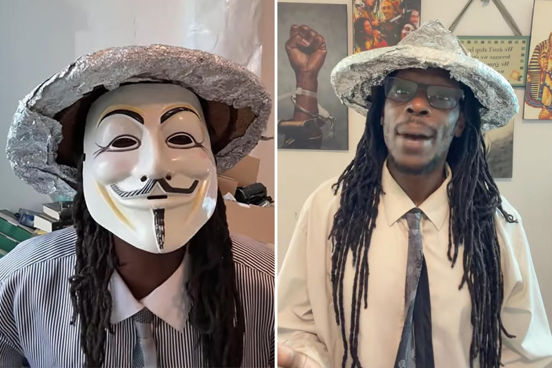 NYC Teacher Unleashes Antisemitic Rants on Podcast While Sporting Tinfoil Hat