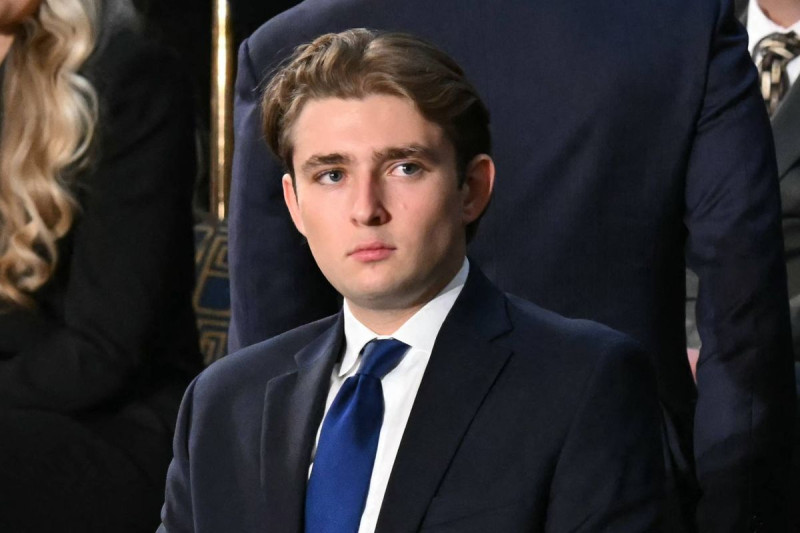 Barron Trump Labeled 'Mini Don' After Inheriting Distinctive Trait from His Father