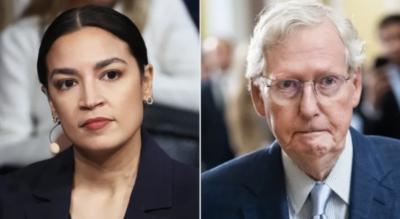 AOC Rips Into Mitch McConnell’s Month-Long Hospital Stay at 84: ‘This Shouldn’t Be Legal’