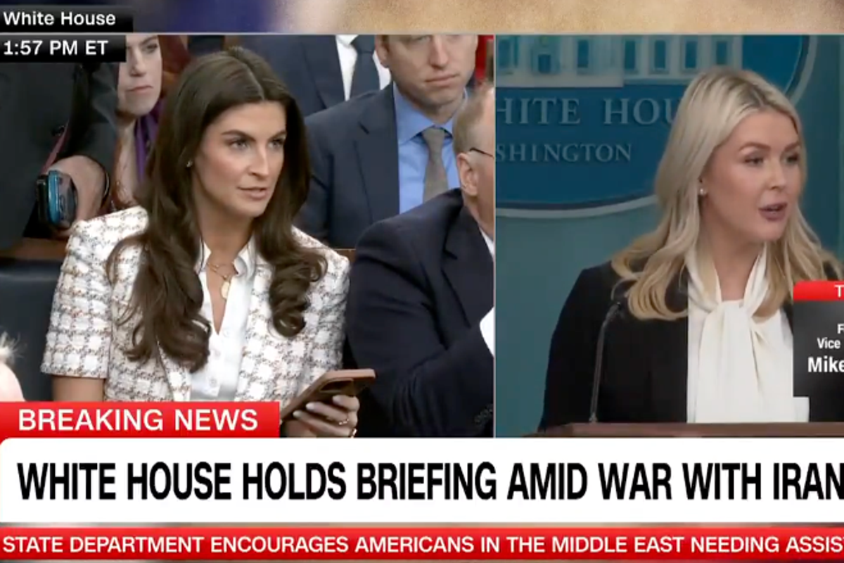 Leavitt Confronts CNN’s Collins Over Coverage of U.S. Casualties in Iran