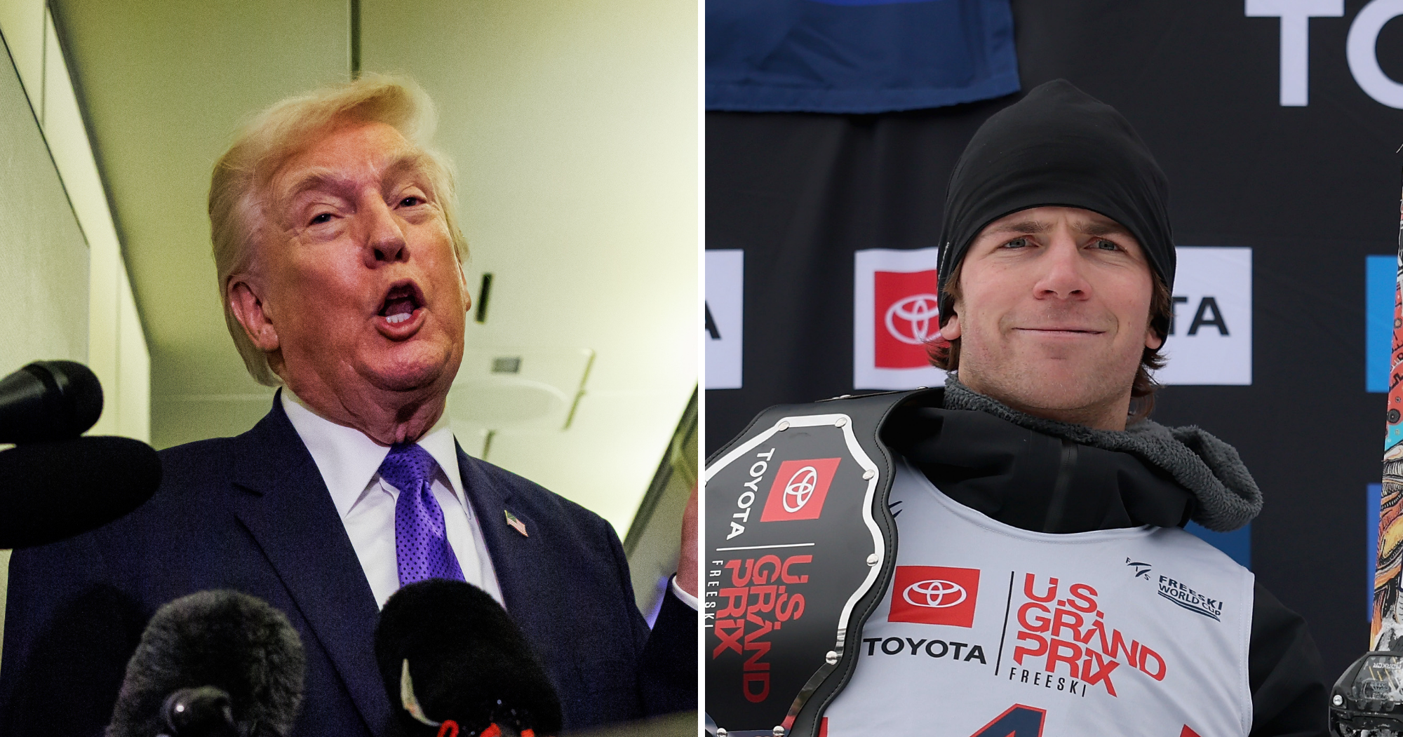 Trump Clashes with Team USA Skier Over Representation Remarks